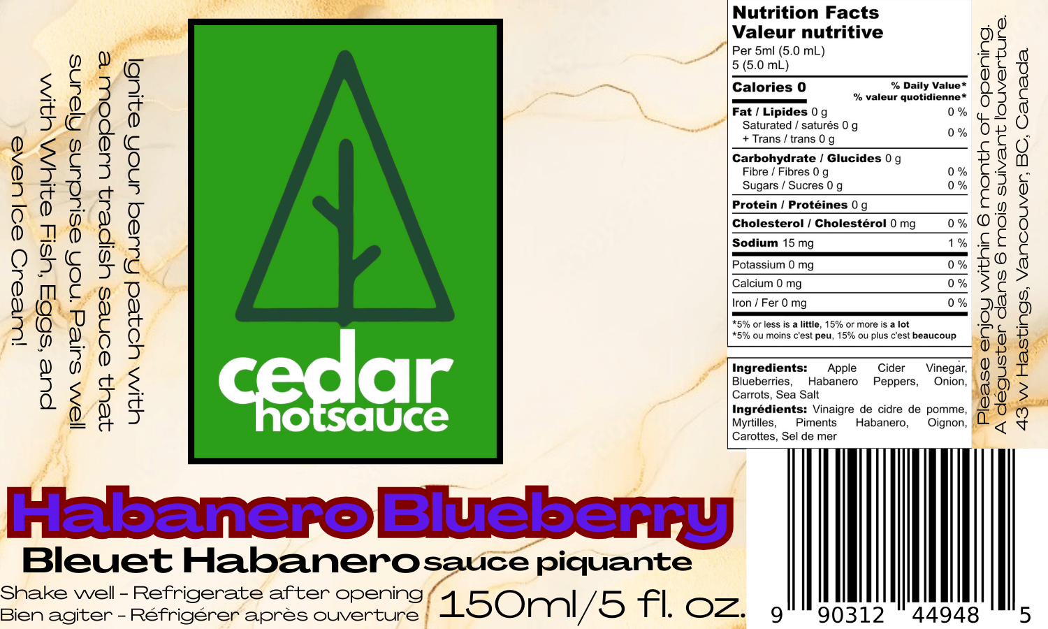Blueberry Habanero
