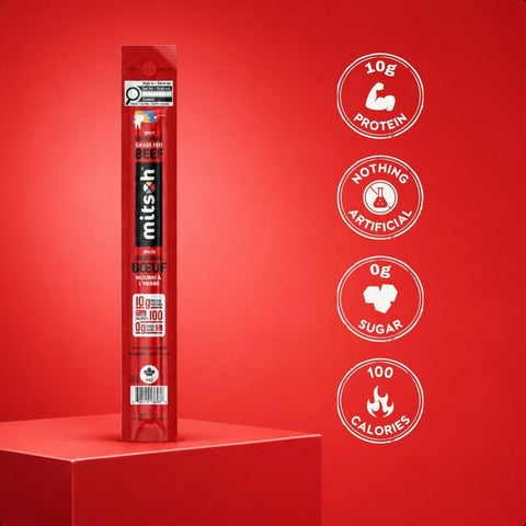 Mitsoh Grass Fed Beef Sticks